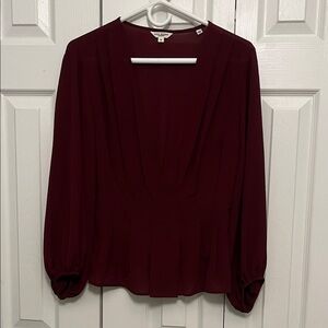 Max Studio Burgundy Blouse for Women